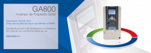 GA800 - Inversor de frequência de propósito geral